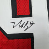 Framed Autographed/Signed Nick Bosa 35x39 San Francisco Red Alternate Football Jersey Beckett BAS COA