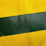 Framed Autographed/Signed Romario 35x39 Brazil Yellow Soccer Futbol Jersey Beckett BAS COA