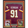 Framed Autographed/Signed Ryan Kerrigan 35x39 Washington Maroon Football Jersey JSA COA