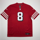 Autographed/Signed Steve Young San Francisco 49ers Red Alternate Authentic Football Jersey Beckett BAS COA