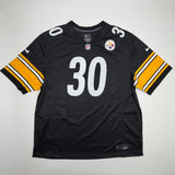 Autographed/Signed Jaylen Warren Pittsburgh Steelers Black Authentic Football Jersey Fanatics COA