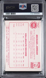 Graded 1985-86 Star All Rookies Michael Jordan #2 Rookie RC Basketball Card PSA Authentic Altered