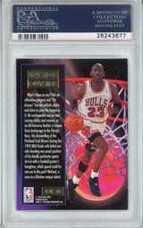 Graded 1993 Fleer Ultra Michael Jordan #4 Inside Outside Basketball Card PSA 8 NM-MT