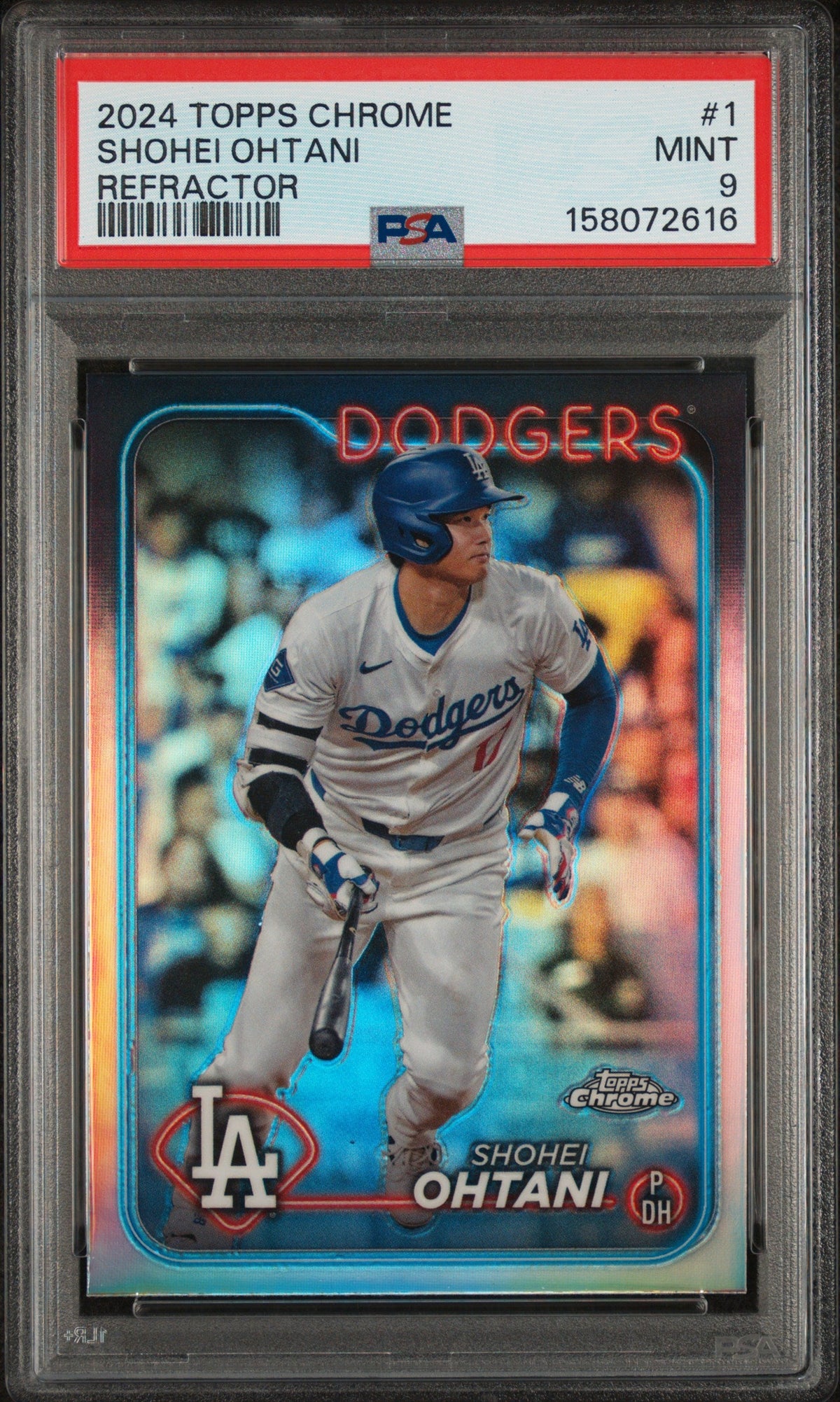 2024 Topps Chrome Refractors Shohei Ohtani #1 PSA 9