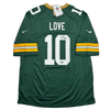 Autographed/Signed Jordan Love Green Bay Packers Green Nike Authentic Football Jersey Beckett BAS COA