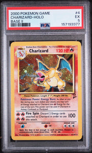 2000 Pokemon Base Set 2 Holo Charizard #4 PSA 5