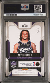 2024 Panini Prizm Sensational Signatures Black Prizm 1/1 Devin Carter #SSDCK PSA 10