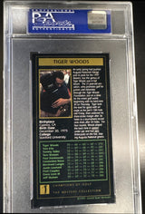 1997 Grand Slam Ventures Masters Collection Gold Foil Tiger Woods #1997 PSA 7