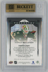 2024 SP Authentic Pageantry Autographs Jesper Wallstedt #P82 BGS 9.5