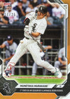 2026 Topps Now Munetaka Murakami #638 Orange Foil /25 1st Ever 30 HR Season By a Japanese Born Rookie Chicago White Sox Rookie RC Baseball Card