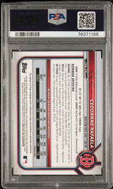 2022 Bowman Chrome Prospect Autograph Purple Refractor Ceddanne Rafaela #CPACRL /250 PSA 10