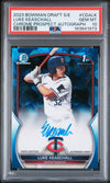 2023 Bowman Chrome Draft Sapphire Autographs Luke Keaschall #CDALK /199 PSA 10
