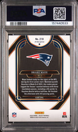 2024 Panini Select Club Level Red and Blue Shock Drake Maye #218 PSA 10