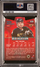 1998 Finest Redlighters Refractor Mike Modano #R2 PSA 9