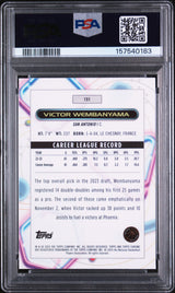2023 Topps Cosmic Chrome Victor Wembanyama #151 PSA 10