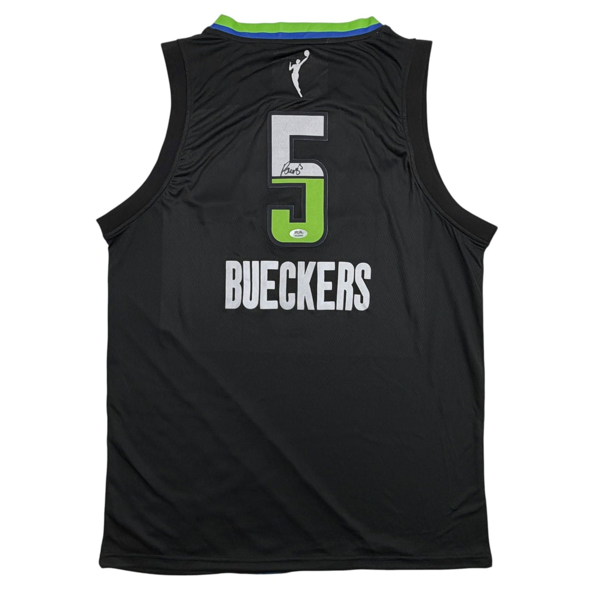 Autographed/Signed Paige Bueckers Dallas Wings Black Rebel Edition Basketball Jersey PSA/DNA COA
