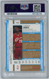 Graded 2003 Bowman Rookies & Stars LeBron James #123 Gold Rookie RC Basketball Card PSA 6 EX-MT