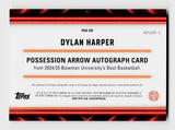 2024 Bowman's Best #PAA-DH Dylan Harper Rookie RC Possesion Arrow Auto Yellow Lazer Refractor /75