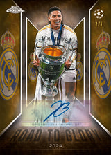 2025/26 Topps UEFA Club Competitions Chrome Soccer Hobby 12 Box Case