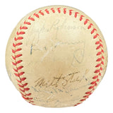 1949 Brooklyn Dodgers (28) Signed NL Baseball Jackie Robinson & More BAS