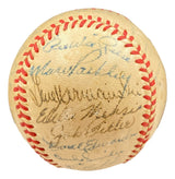 1949 Brooklyn Dodgers (28) Signed NL Baseball Jackie Robinson & More BAS