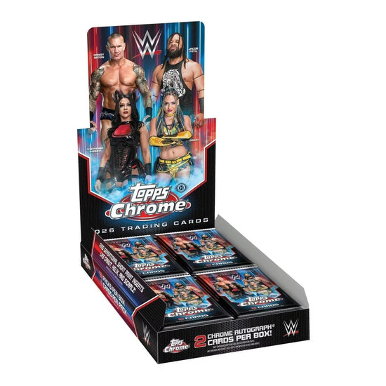 2026 Topps Chrome Wwe Hobby Box