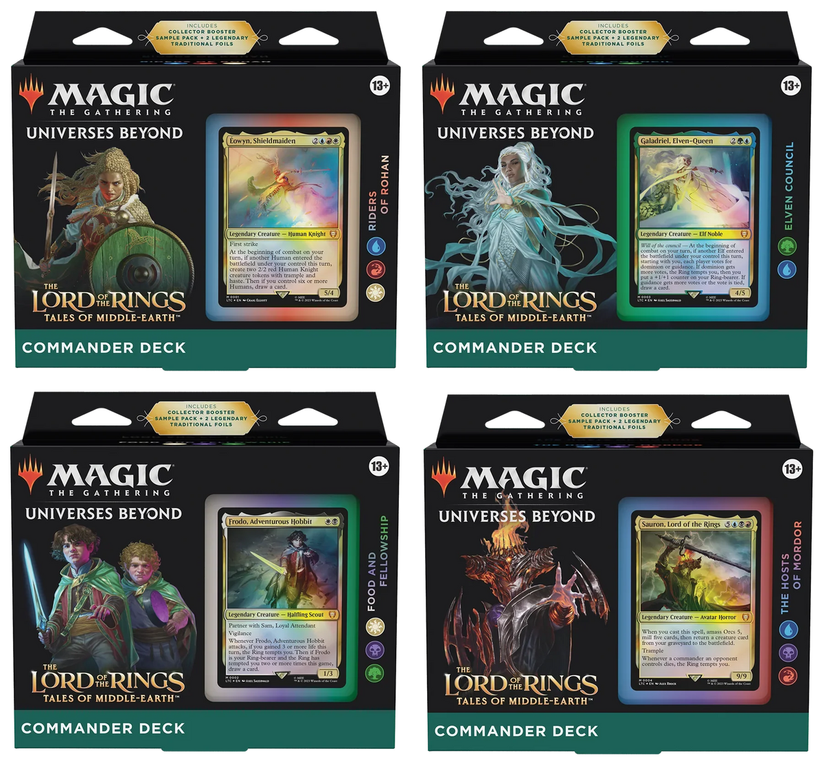 Magic: The Gathering - Universes Beyond - Lord Of The Rings: Tales Of Middle-Earth - Commander Deck