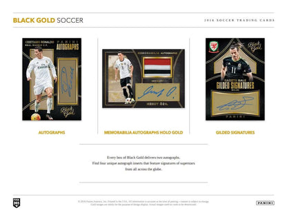 2016-17 Panini Black Gold Soccer Hobby Box