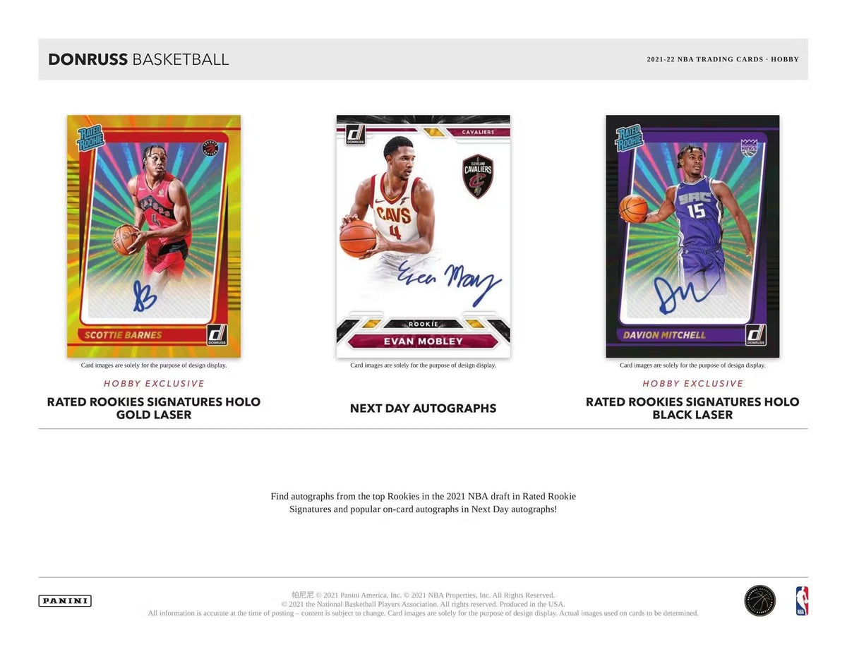 2021-22 Panini Donruss Basketball Hobby Box