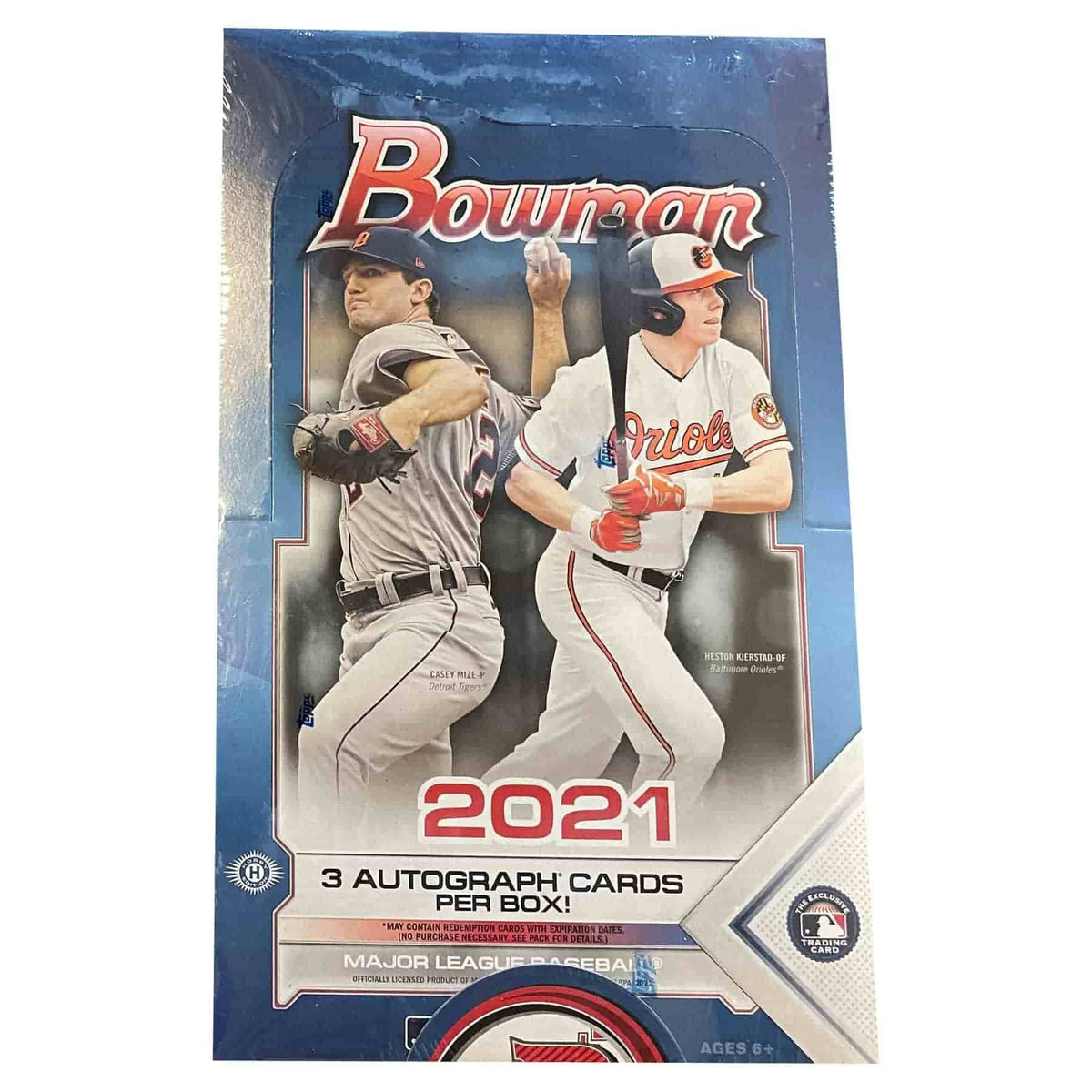 2021 Bowman Baseball Jumbo Hta Hobby Box