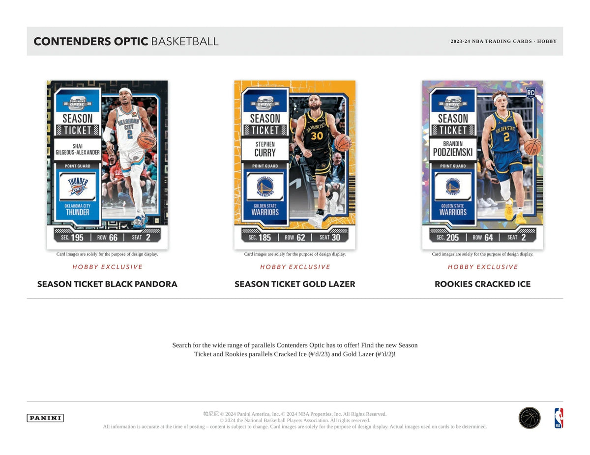 Panini - 2023/24 Contenders Optic Basketball (NBA) - Hobby Box