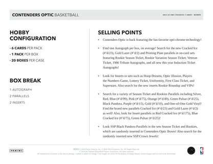 Panini - 2023/24 Contenders Optic Basketball (NBA) - Hobby Box