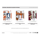 2023 Panini National Treasures Collegiate Football Hobby 4 Box Case
