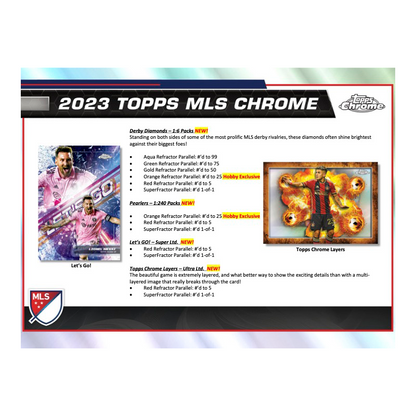 2023 Topps Chrome Mls Soccer Hobby Box