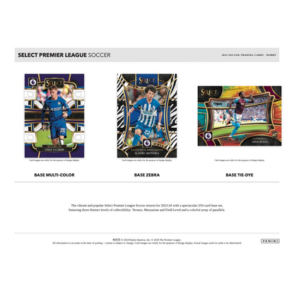 2023/24 Panini Select Epl Soccer Hobby Box