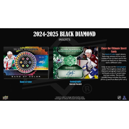 2024-25 Upper Deck Black Diamond Hockey Hobby Box
