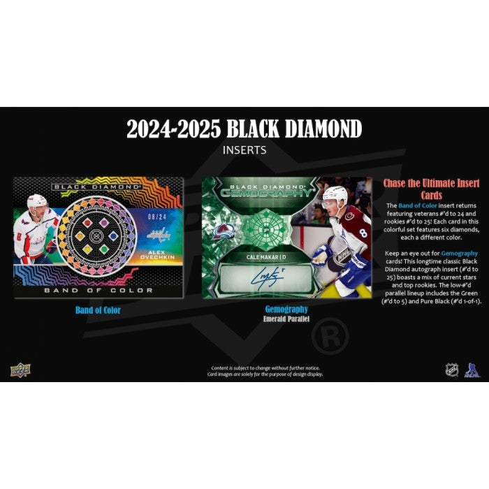 2024-25 Upper Deck Black Diamond Hockey Hobby 10 Box Case
