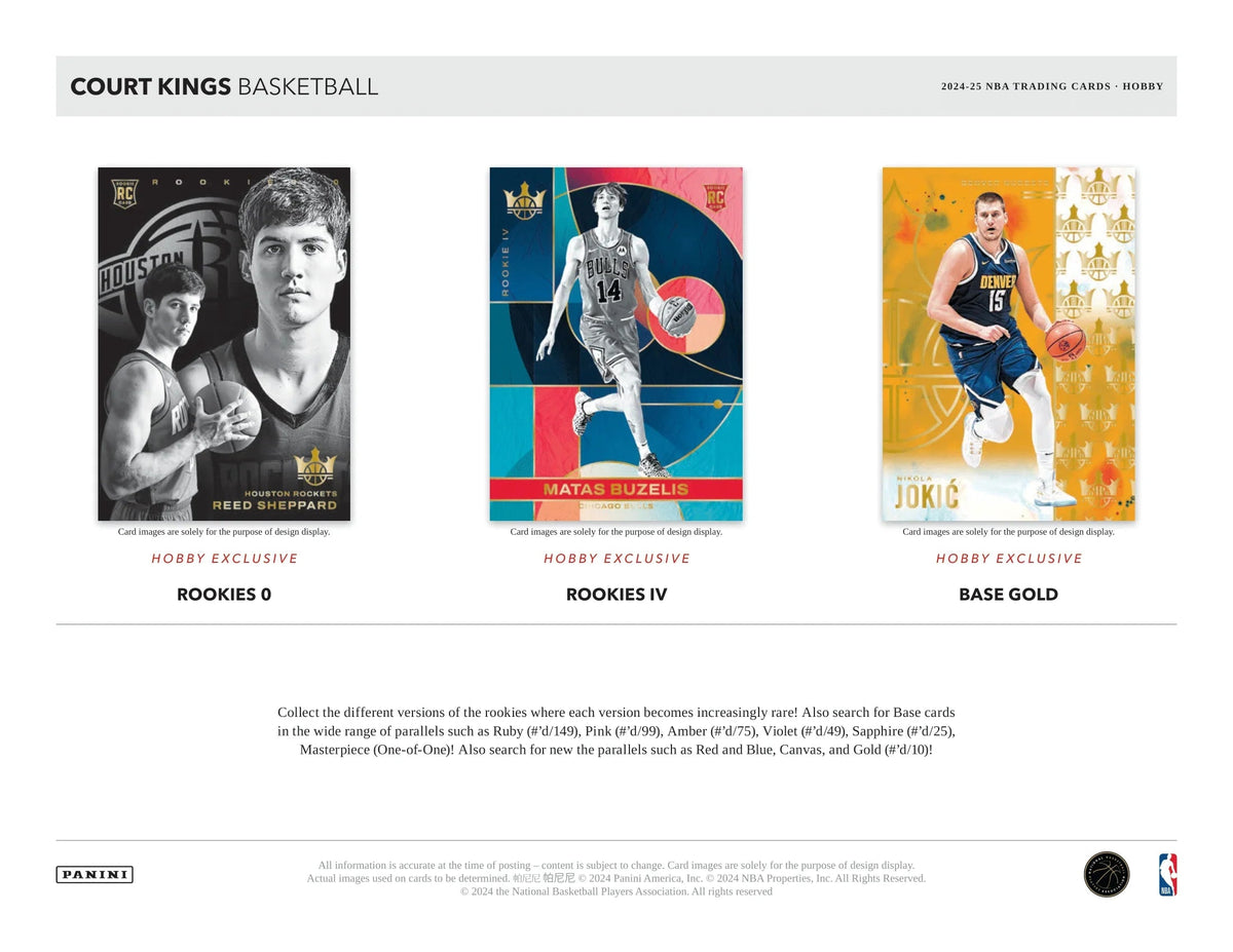 Panini - 2024/25 Court Kings Basketball (NBA) - Hobby Box