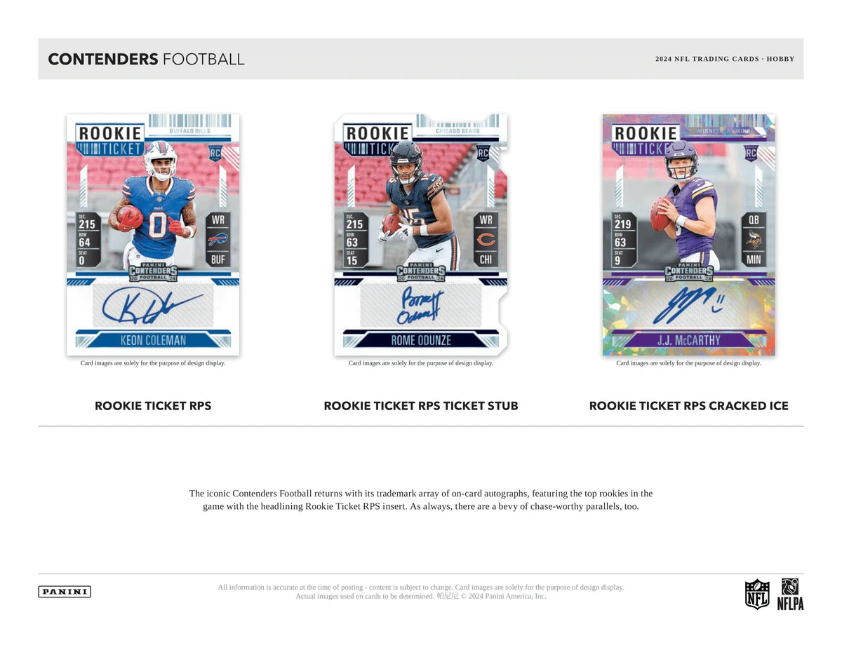 Panini - 2024 Contenders American Football (NFL) - Hobby Box