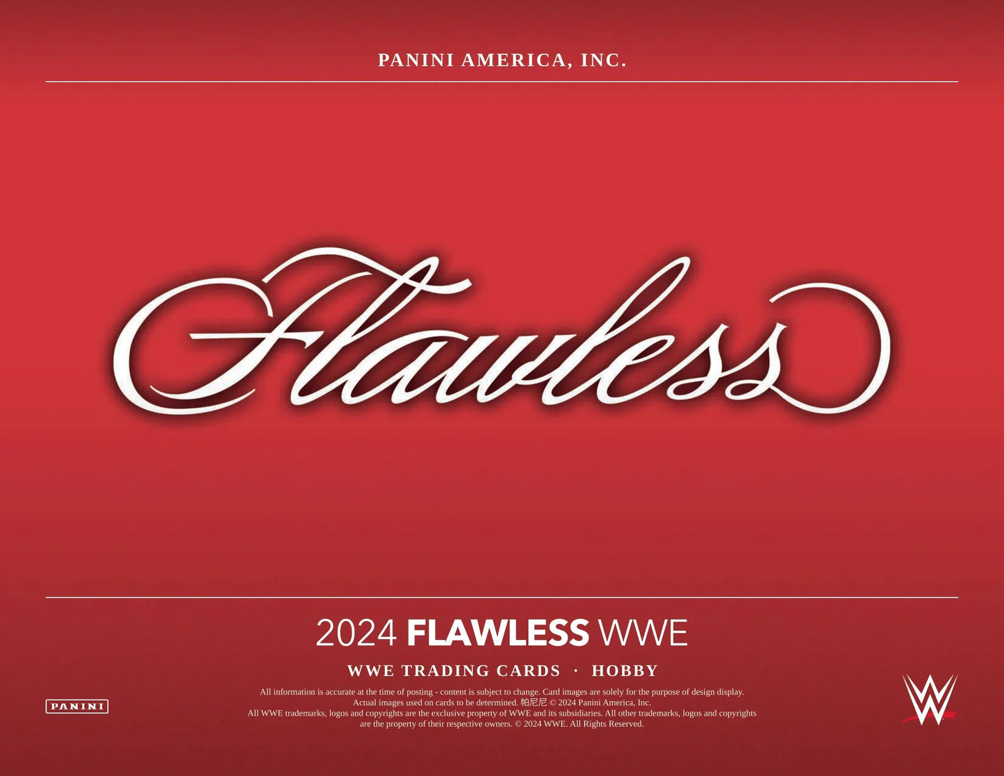 Panini - 2024 Flawless WWE - Hobby Box