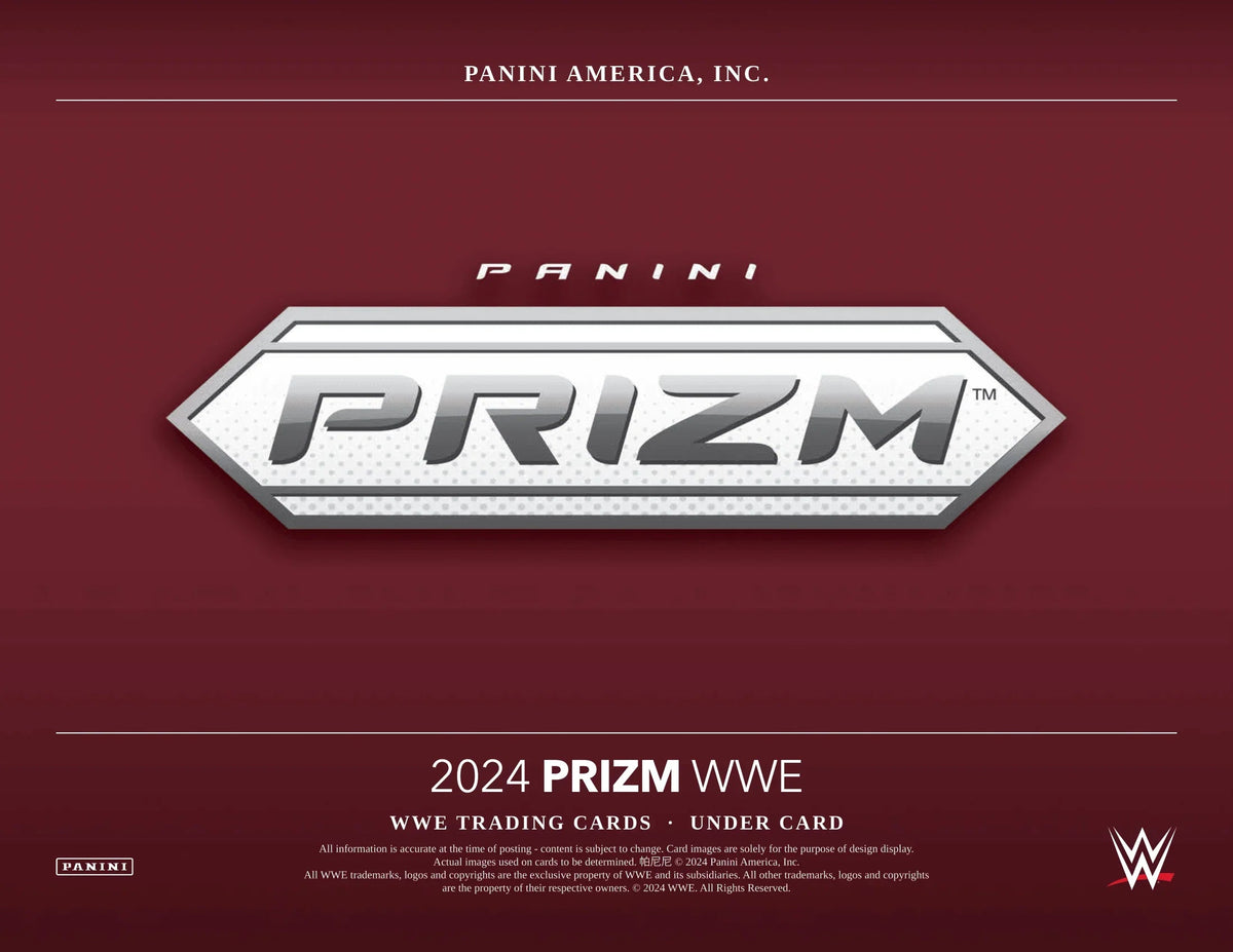 Panini - 2024 Prizm Wwe Wrestling Under Card - Hobby Box