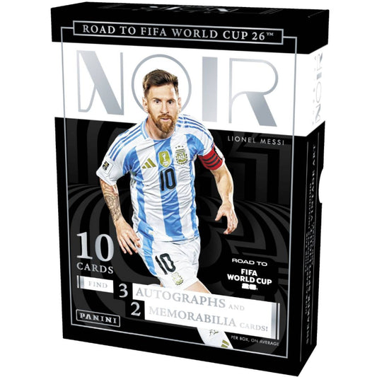 2025-26 Panini Noir Road To Fifa World Cup Soccer Hobby Box