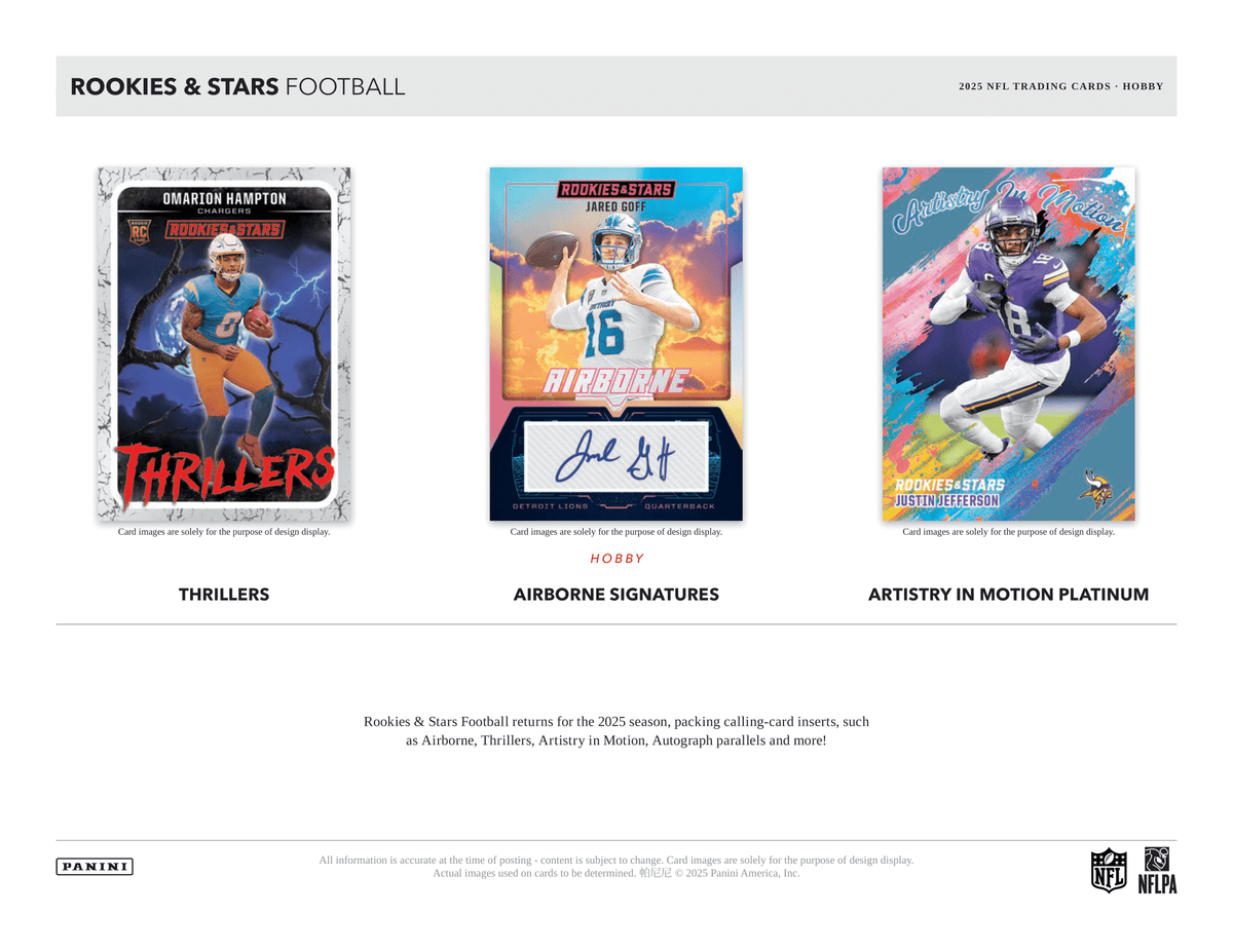 Panini - 2025 Rookies & Stars American Football (NFL) - Hobby Box