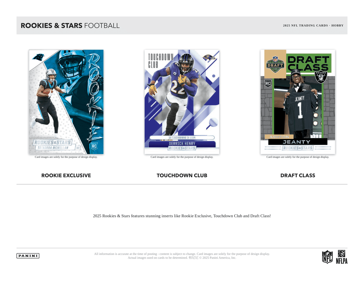 Panini - 2025 Rookies & Stars American Football (NFL) - Hobby Box