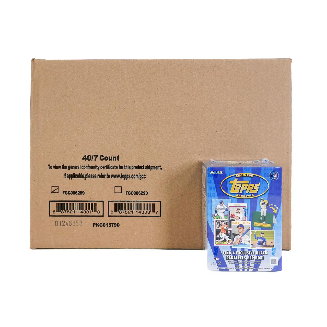 2025 Topps Archives Baseball Blaster 40-Box Case