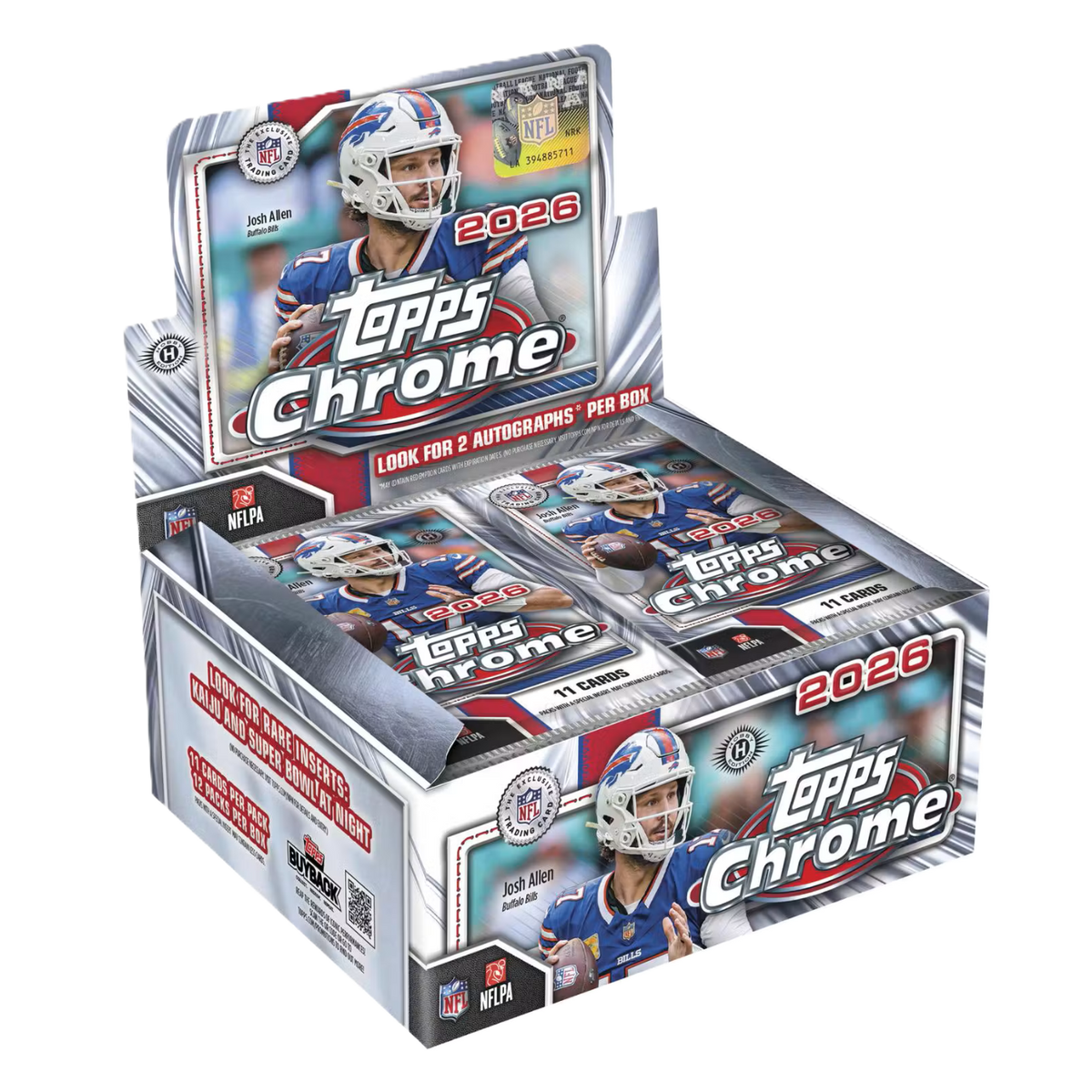 2026 Topps Chrome Football Hobby Jumbo Box **PRESALE**
