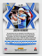 2025 Panini Phoenix Justin Herbert #58 Winter Black 1/1