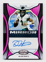 2022 Panini Certified Jalen Hurts #MS-JH Mirror Signatures Auto Pink SSP /15