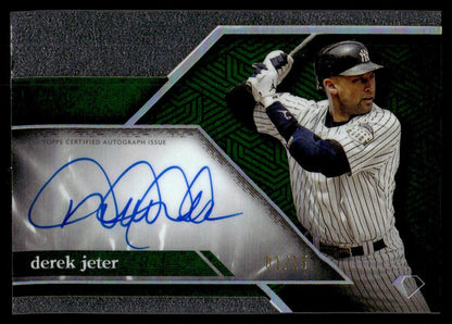 2024 Topps Diamond Icons Acc-Dj Derek Jeter Icons Chrome Autograph Card /15 New York Yankees