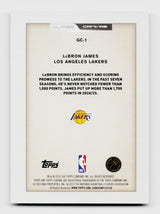 2025 Topps Chrome LeBron James #GC-1 Glass Canvas SSP
